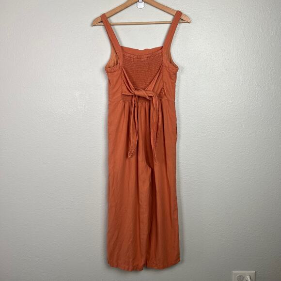 Carly Jean Los Angeles CJLA Size Small Desert Sun Linen Blend Jumpsuit Romper - Picture 5 of 10